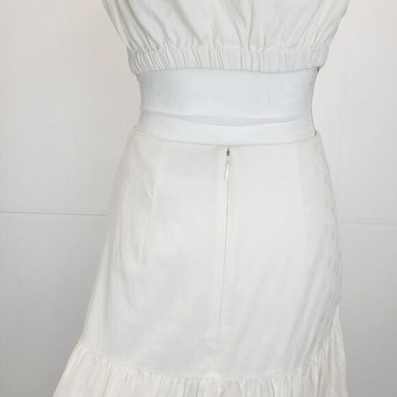 Significant Other Poppy Cut-Out Maxi Dress Ivory White Small - Picture 5 of 13